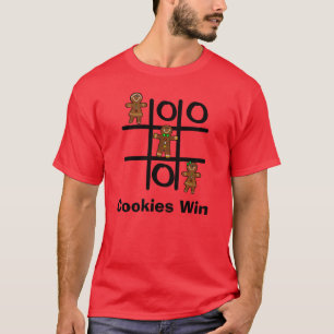 Lebkuchen Tic Tac Toe Weihnachts-T-Shirt T-Shirt