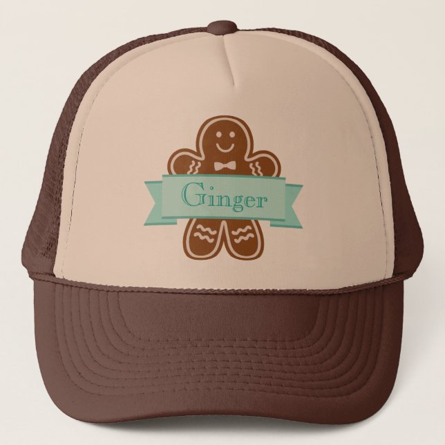 Lebkuchen-Umarmungen Truckerkappe (Vorderseite)