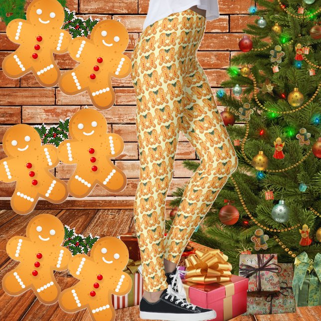 Lebkuchen und Holly - Weihnachten - Leggings (Von Creator hochgeladen)