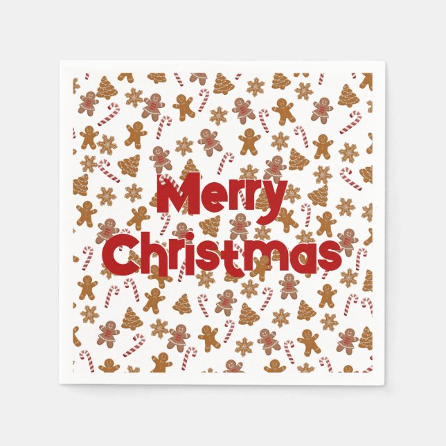 Lebkuchen und Süßspeisen Serviette (Vorderseite)