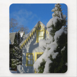 Lebkuchen und Winterschnee - Martha's Vineyard Mousepad