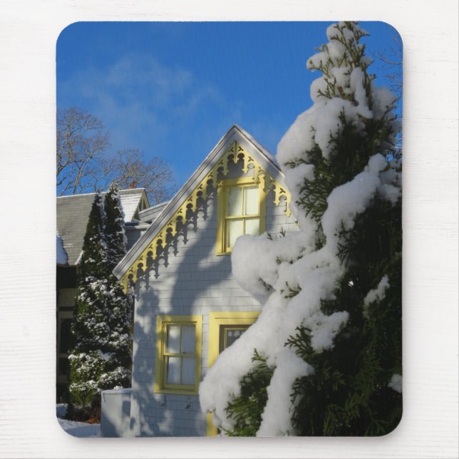 Lebkuchen und Winterschnee - Martha's Vineyard Mousepad (Vorne)