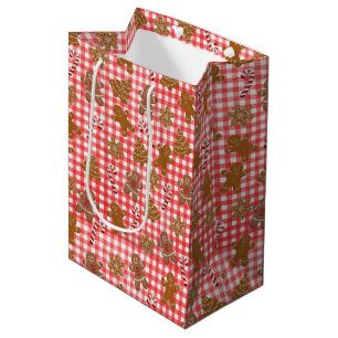 Lebkuchen und Zuckerstangen  Mittlere Geschenktüte