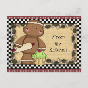 Lebkuchen von meiner Küchenpostkarte Postkarte