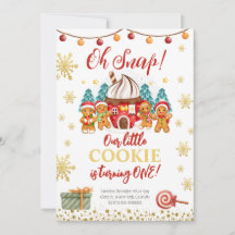 Lebkuchen Weihnachten Geburtstag Einladung