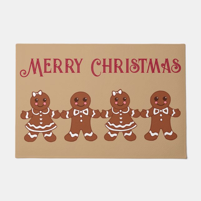Lebkuchen Weihnachten Weihnachtsfeiertag Fußmatte (Vorderseite)