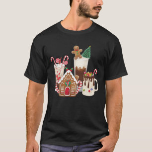 Lebkuchen-Weihnachts-Kaffee-Liebhaber-Geschenk Xma T-Shirt
