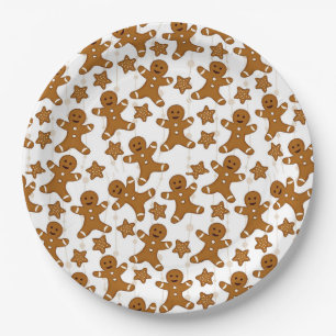 Lebkuchen-Weihnachts-Papierplatten Pappteller