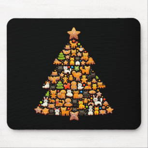 Lebkuchen-Weihnachtsbaum Lustiger Lebkuchen Anima Mousepad
