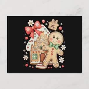 Lebkuchen-Weihnachtsbogen Xmas-Haus-Urlaub Feiertagspostkarte