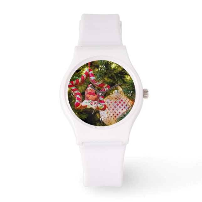 Lebkuchen Weihnachtsdekoration Armbanduhr (Vorderseite)