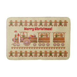 Lebkuchen Weihnachtsgebäck Party Bath Mat Badematte