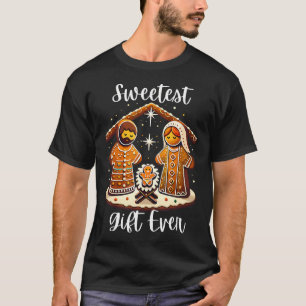 Lebkuchen-Weihnachtsgeburt Süßeste Jesus T-Shirt