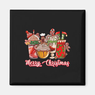 Lebkuchen-Weihnachtskaffeetassen Latte Dri Magnet