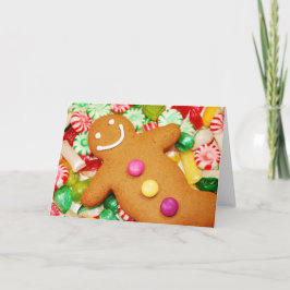 Lebkuchen-Weihnachtskarte Feiertagskarte