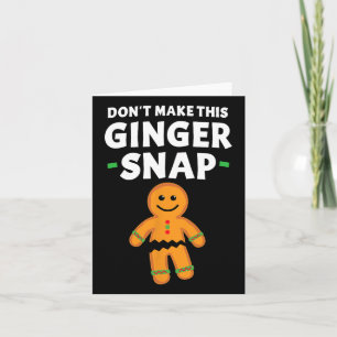 Lebkuchen Weihnachtskeks Mache diese Ginge nicht Karte