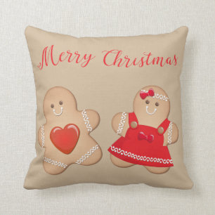 Lebkuchen-Weihnachtskissen Kissen