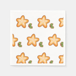 Lebkuchen-Weihnachtsplätzchen Serviette