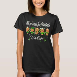 Lebkuchen Weihnachtswunsch für einen Leberkrebs T-Shirt