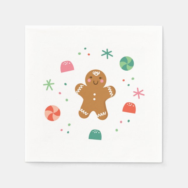 Lebkuchen wünscht Servietten (Vorderseite)