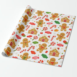 Lebkuchen & Zuckerstange Geschenkpapier