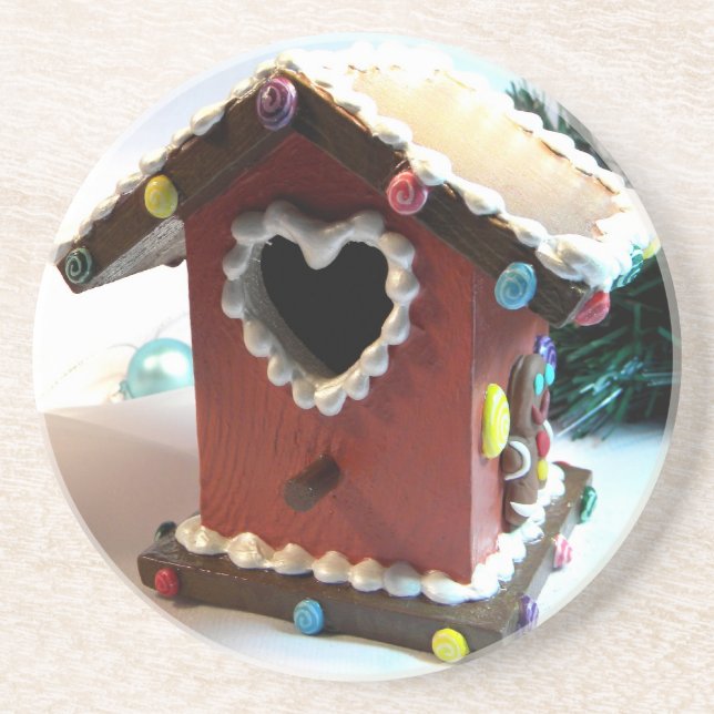 LebkuchenBirdhouse Getränkeuntersetzer (Vorne)