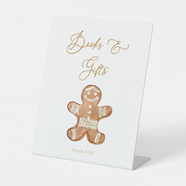 Lebkuchenbücher und Geschenke Kinderduschsignatur Sockelschild (Vorderseite)
