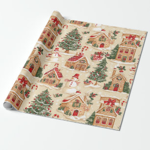 Lebkuchendorf  geschenkpapier