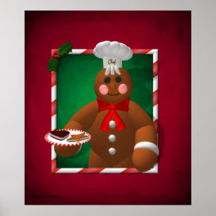 Lebkuchenfamilie: Kleiner Bäcker Poster