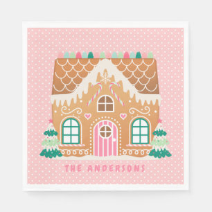 Lebkuchenhaus   Personalisiert Napkins Serviette