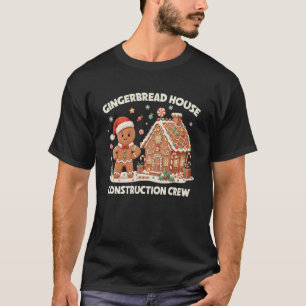 Lebkuchenhäuschen-Baukrew Kinder Männer Frauen T-Shirt