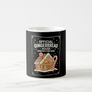 Lebkuchenhäuschen-Baukrew Weihnachten Xmas Kaffeetasse