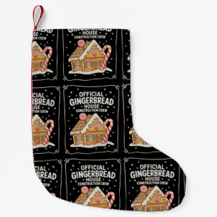 Lebkuchenhäuschen-Baukrew Weihnachten Xmas Kleiner Weihnachtsstrumpf
