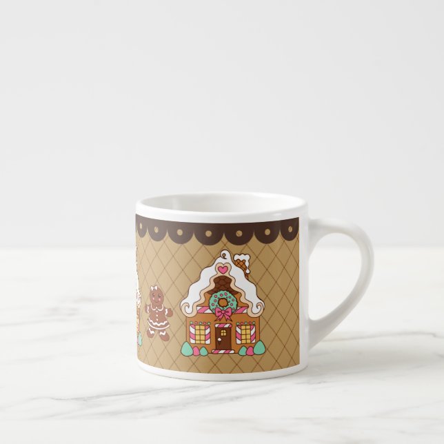 Lebkuchenhäuschen-Tasse Espressotasse (Rechts)