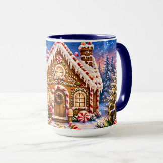 Lebkuchenhäuschen-Weihnachtstasse Tasse