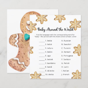 Lebkuchenmann - Baby-um-die-Welt-Spiel
