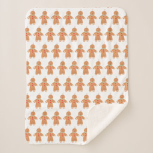 Lebkuchenmann Geschenk Weihnachten Süß Xmas Sherpadecke