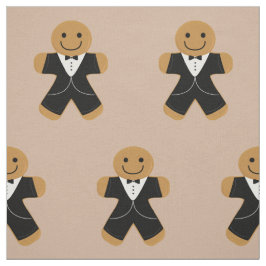 Lebkuchenmann in einem Smoking Stoff