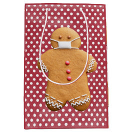 Lebkuchenmann mit Maske | Cookie Mittlere Geschenktüte