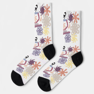 Lebkuchenmann und Kaffee Socken