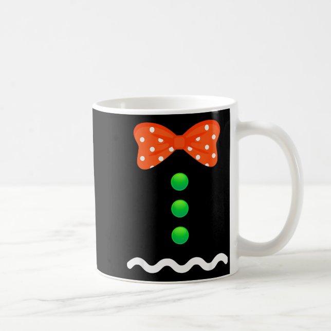 Lebkuchenmann-Weihnachtskostüm für Kinder &amp; A Kaffeetasse (Rechts)