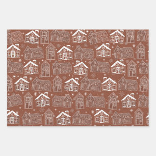 Lebkuchenpapier für Zuhause Geschenkpapier Set