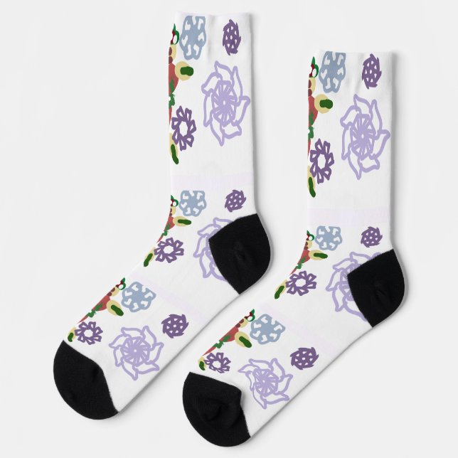 Lebkuchentanz  socken (Linkes Detail)