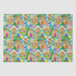 Lebkuchenwein Weihnachtsmuster Seidenpapier