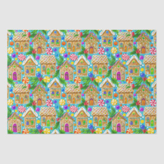 Lebkuchenwein Weihnachtsmuster Seidenpapier