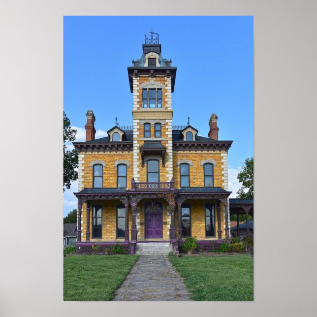 Lebold Mansion, Abilene, Kansas Poster (Vorne)