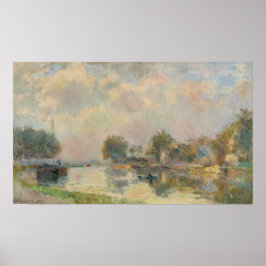 Lebourg - Am Ufer des Flusses 1909 Poster