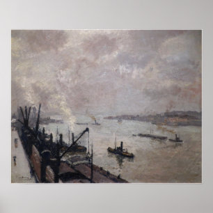Lebourg - Der Hafen in Antwerpen Poster