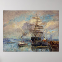 Lebourg - im Hafen von Rouen