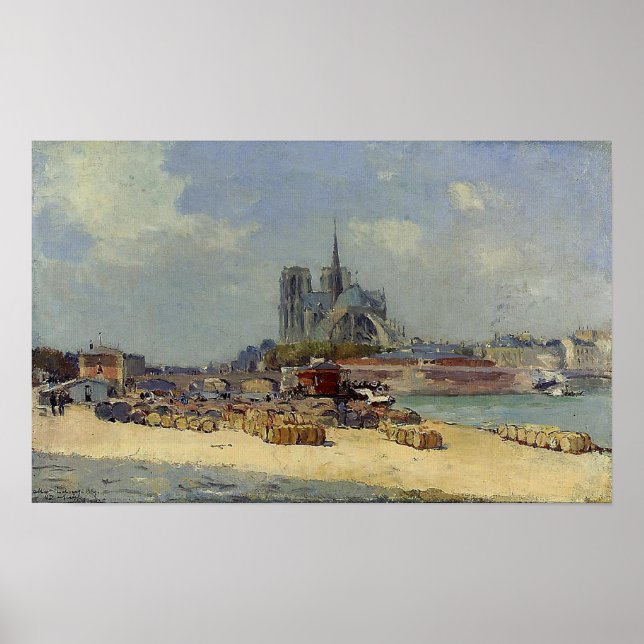 Lebourg - Notre Dame Paris 1897 Poster (Vorne)